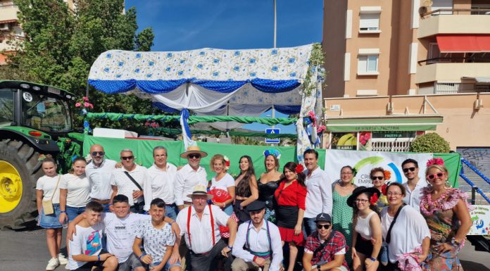 Festejamos la Romería de San Miguel con la carreta del Círculo de Empresarios de Torremolinos