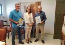 Encuentro entre el CET y la concejala de Comercio de Torremolinos, Isabel Vargas