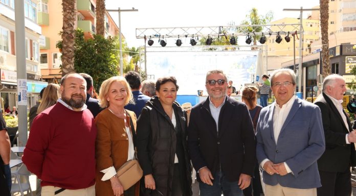 El Círculo de Empresarios de Torremolinos asiste a la inauguración del Mercado Sabor a Málaga en Torremolinos.
