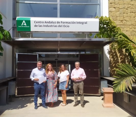 El Círculo de Empresarios visita el CIO Mijas gracias a la invitación de Raquel Hidalgo-Barquero directora de la Escuela Centro Andaluz de Formación Integral de las Industrias del Ocio de Mijas.