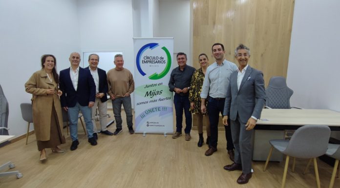 La Directiva del Círculo de Empresarios se reunió con el Coordinador y los Vocales de la Delegación de Mijas