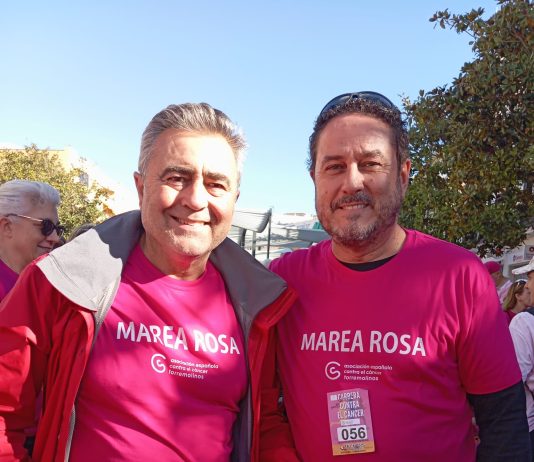 Este domingo, nuestro presidente Adolfo Trigueros tuvo el honor de participar en la Marcha de la Marea Rosa