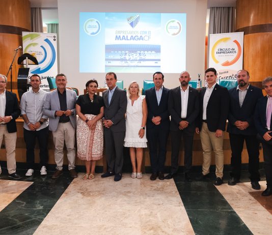 Más de 120 empresarios asistieron al encuentro empresarial con el Málaga CF.