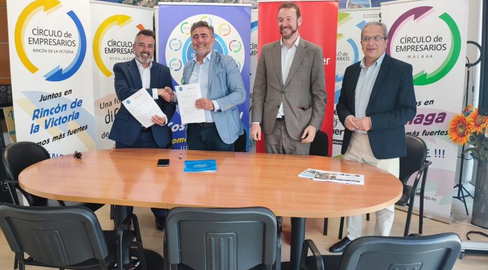 FIRMA DE ACUERDO ENTRE CÍRCULO DE EMPRESARIOS DE LA COSTA DEL SOL Y BANCO SANTANDER